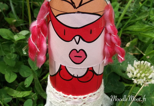WonderTicha and the fire hair quilts !